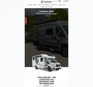 Kleine Seitenvorschau von reisemobile-challenger.de