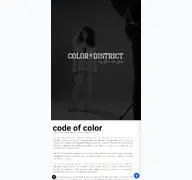 Kleine Seitenvorschau von colordistrict.de