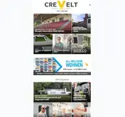 Kleine Seitenvorschau von crevelt.de