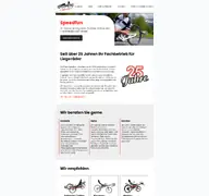 Kleine Seitenvorschau von speedfun.de