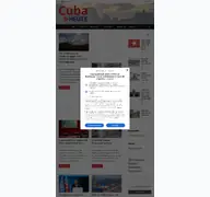 Kleine Seitenvorschau von cubaheute.de