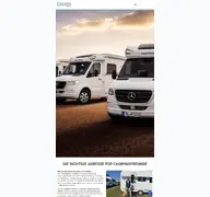 Kleine Seitenvorschau von cux-caravan.de