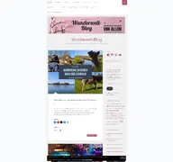 Kleine Seitenvorschau von wunderweltblog.de