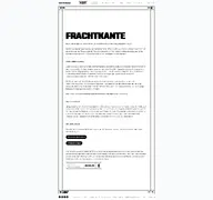 Kleine Seitenvorschau von frachtkante.de