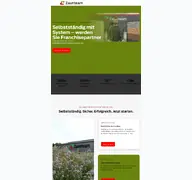 Kleine Seitenvorschau von franchise.zaunteam.de