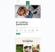 Kleine Seitenvorschau von relaunch.kiebitzmarkt.de