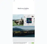 Kleine Seitenvorschau von relaunch.niedersonthofen-see.de