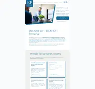 Kleine Seitenvorschau von ep-personal.de