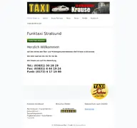 Kleine Seitenvorschau von funktaxi-stralsund.de