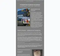 Kleine Seitenvorschau von fondation-kubach-wilmsen.de