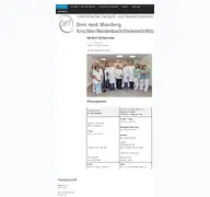 Kleine Seitenvorschau von facharztzentrum-maasberg.de