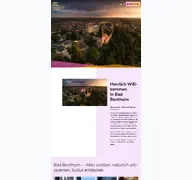 Kleine Seitenvorschau von badbentheim.de