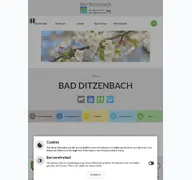 Kleine Seitenvorschau von badditzenbach.de
