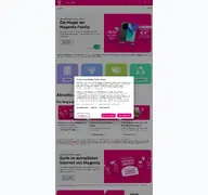 Kleine Seitenvorschau von t-mobile.at