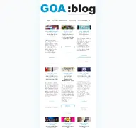 Kleine Seitenvorschau von goa-blog.de