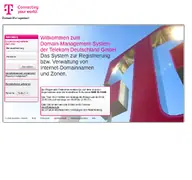 Kleine Seitenvorschau von telekom-domains.de