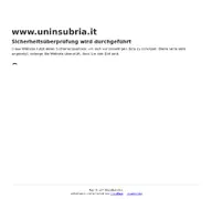 Kleine Seitenvorschau von uninsubria.it