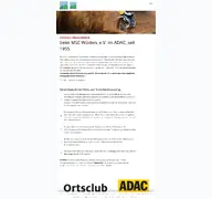 Kleine Seitenvorschau von msc-wuesten.de