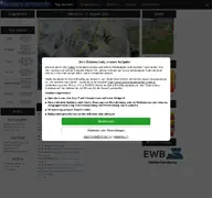 Kleine Seitenvorschau von wetterzentrale.de