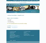 Kleine Seitenvorschau von leihhaus-pfandhaus.de