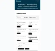 Kleine Seitenvorschau von jobs.polytalent.de