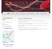 Kleine Seitenvorschau von hotel-rosenkranz.de