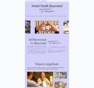 Kleine Seitenvorschau von hotel-stadt-baunatal.de