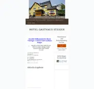 Kleine Seitenvorschau von hotel-steiger.de