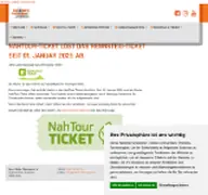Kleine Seitenvorschau von rennsteig-ticket.de