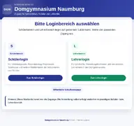 Kleine Seitenvorschau von intern.domgymnasium-nmb.de