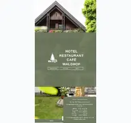 Kleine Seitenvorschau von hotel-waldcafe.de