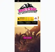 Kleine Seitenvorschau von rent-n-ride.de