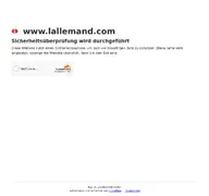Kleine Seitenvorschau von lallemand.com