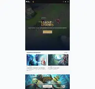 Kleine Seitenvorschau von leagueoflegends.com