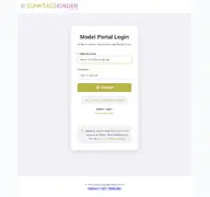 Kleine Seitenvorschau von portal.sonntagskinder-casting.de