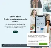 Kleine Seitenvorschau von form.mealandheal.de