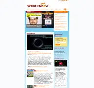 Kleine Seitenvorschau von wanttoknow.nl