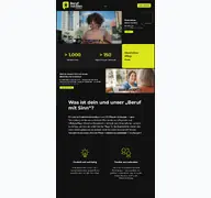 Kleine Seitenvorschau von jobs.berufmitsinn.de