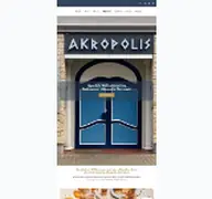 Kleine Seitenvorschau von restaurant-akropolis-uetersen.de
