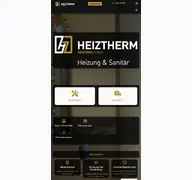 Kleine Seitenvorschau von heiztherm.de