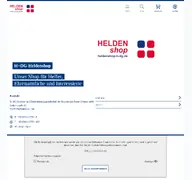 Kleine Seitenvorschau von heldenshop.h-dg.de
