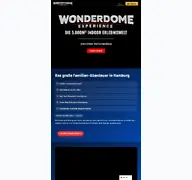Kleine Seitenvorschau von wonderdome.de