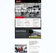 Kleine Seitenvorschau von gofit-leverkusen.de