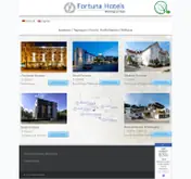 Kleine Seitenvorschau von fortuna-hotels.de