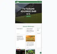 Kleine Seitenvorschau von fortuna-kirchfeld.de