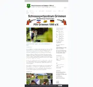 Kleine Seitenvorschau von psv-grimmen.de