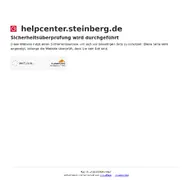 Kleine Seitenvorschau von helpcenter.steinberg.de