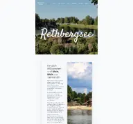 Kleine Seitenvorschau von rethbergsee.de