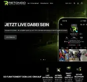 Kleine Seitenvorschau von retondo.de