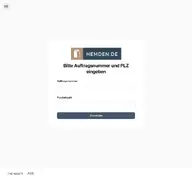 Kleine Seitenvorschau von retoure.hemden.de